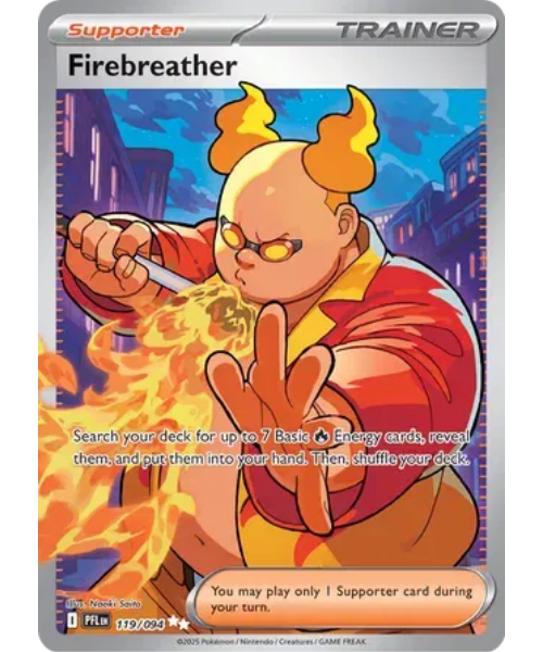 Mega Evolution - Phantasmal Flames 119/094- Firebreather [Ultra Rare]